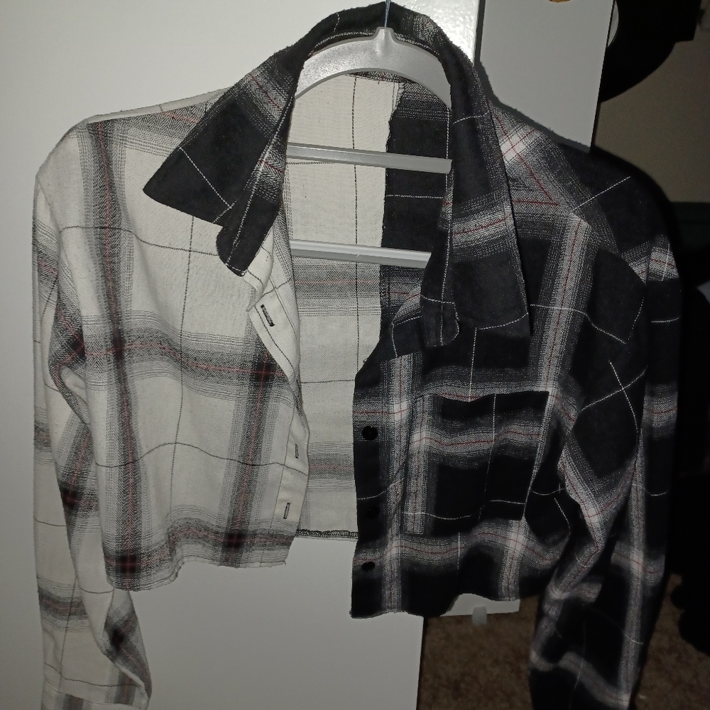Cropped flannel
